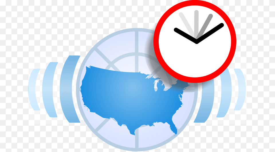 You Also Need To Make Sure Your News Is Current United States Map Small, Nature, Outdoors, Analog Clock, Clock Free Png Download