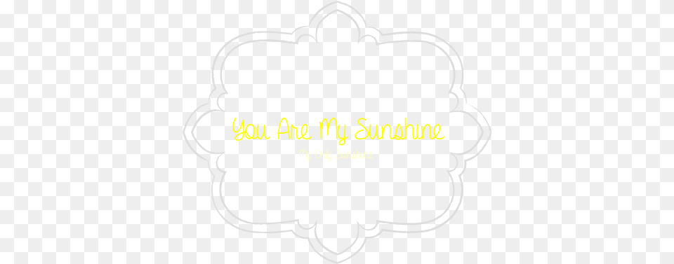 You Are My Sunshine Calligraphy, Stencil, Text Free Transparent Png