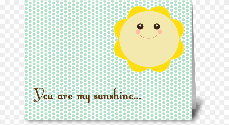 You Are My Sunshine Greeting Card Cartoon, Pattern, Envelope, Greeting Card, Mail Png Image