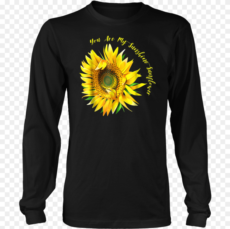 You Are My Sunshine Hippie Sunflower Tshirt Jamaican Shirt Transparent, Clothing, Flower, Long Sleeve, Plant Free Png Download