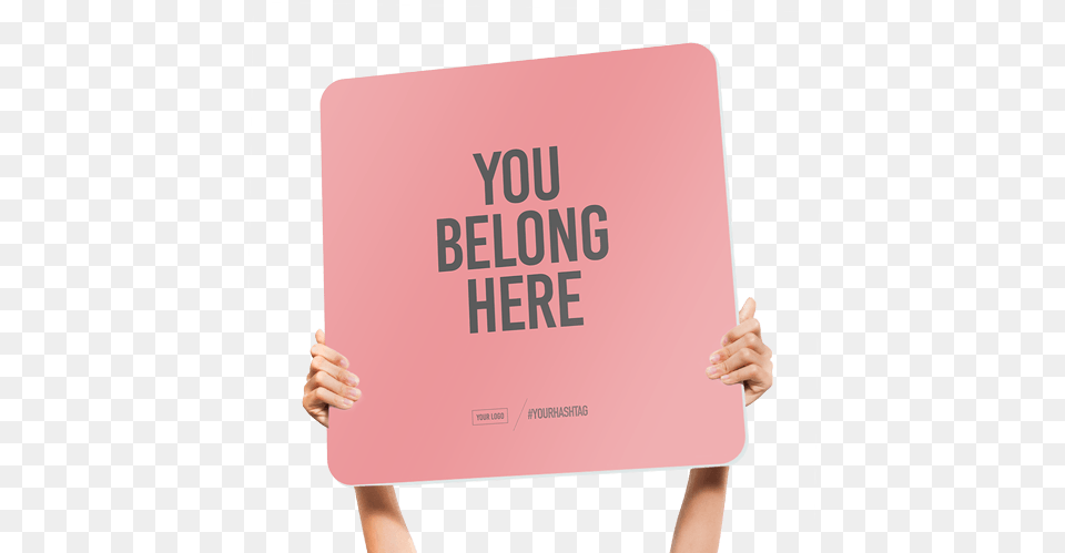 You Belong Here Sign, Text Png Image