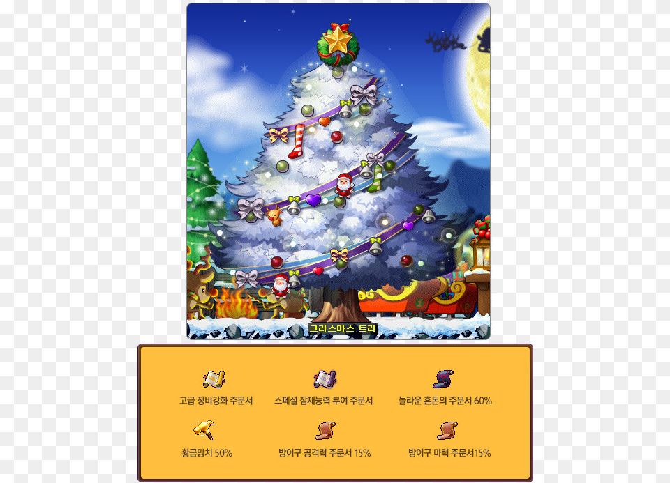 You Can Also Decorate Your Christmas Tree Collect 400 Maplestory Christmas Tree Clipart, Birthday Cake, Food, Dessert, Cream Png Image