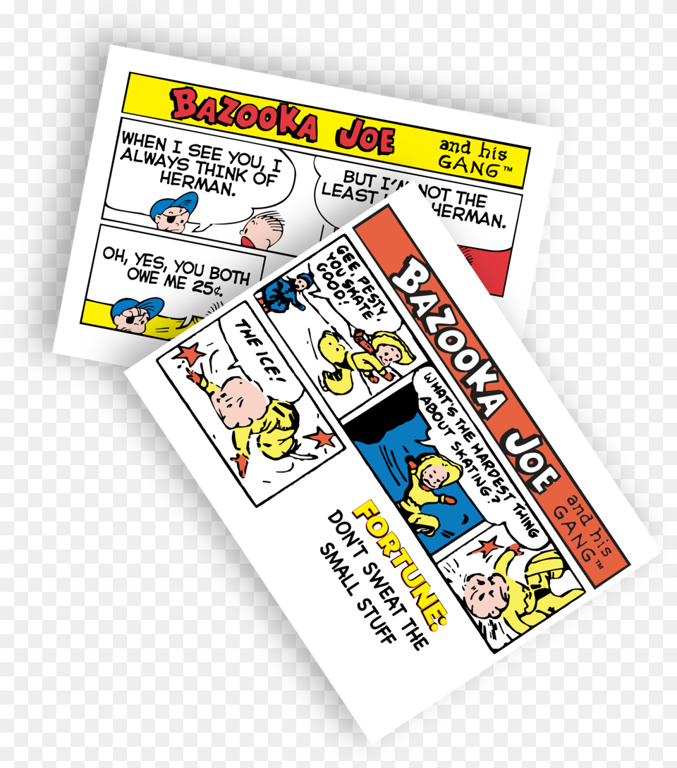 You Can Buy A Bazooka Bubble Gum Pack That Looks Just Like Bazooka Joe Gum Wrapper, Book, Comics, Publication, Baby Free Png Download