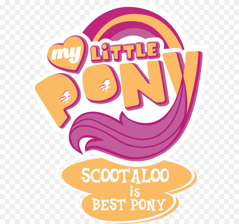 You Can Click Above To Reveal The Just This Once My Little Pony Scootaloo Is Best Pony, Advertisement, Sticker, Poster, Food Png