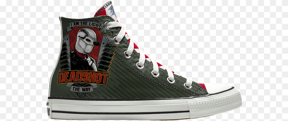 You Can Design Your Own Quotsuicide Squadquot Sneakers Suicide Squad Chuck Taylors, Clothing, Footwear, Shoe, Sneaker Png Image