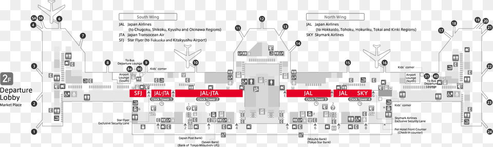 You Can Find The Check In Counter For Each Airline Toilet, Chart, Diagram, Plan, Plot Png Image