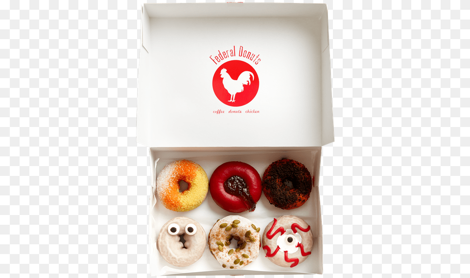 You Can Get Federal Donuts Delivered For Halloween Phillyvoice Cider Doughnut, Food, Sweets, Animal, Bird Free Transparent Png