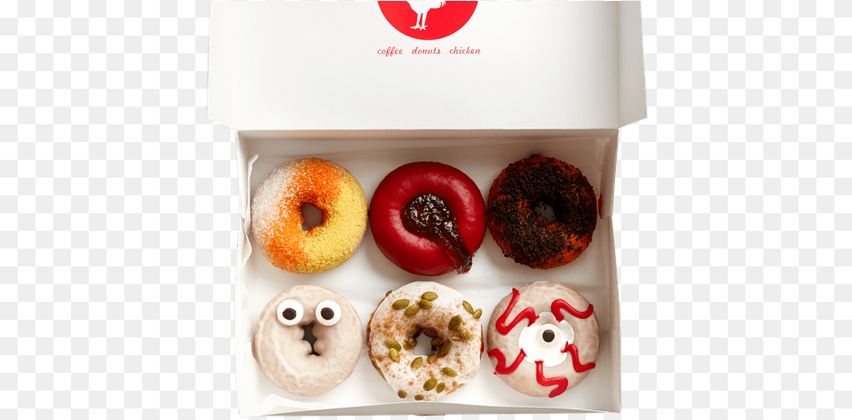 You Can Get Federal Donuts Delivered For Halloween Phillyvoice Cider Doughnut, Donut, Food, Sweets, Dining Table Png
