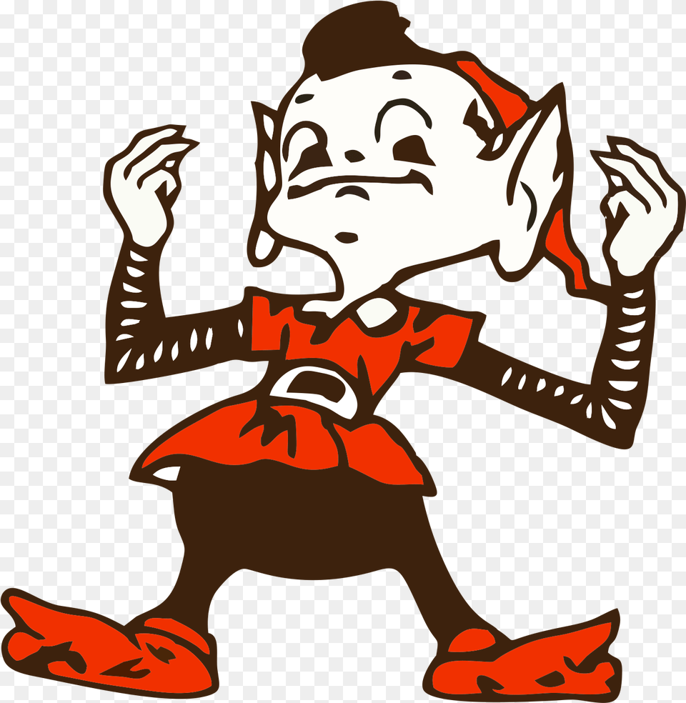 You Can Read Recaps And Stats Cleveland Browns Elf Logo, Baby, Person, Face, Head Free Png Download