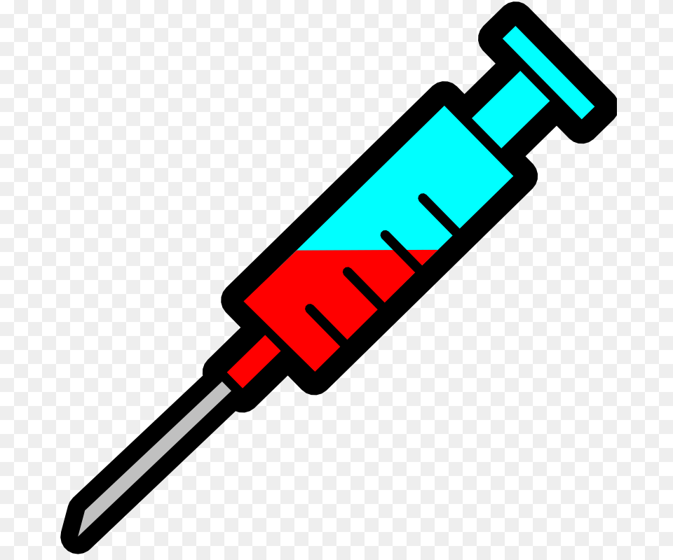 You Can Use This Simple Syringe Clip Art On Your Medical Related, Dynamite, Injection, Weapon, Device Free Png Download