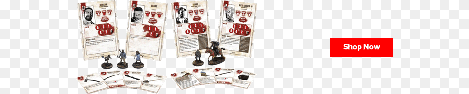 You Don39t Get More Iconic In The Beginning Issues Of Mantic Games The Walking Dead Rick On Horse Booster, Advertisement, Poster, Person, Text Free Png