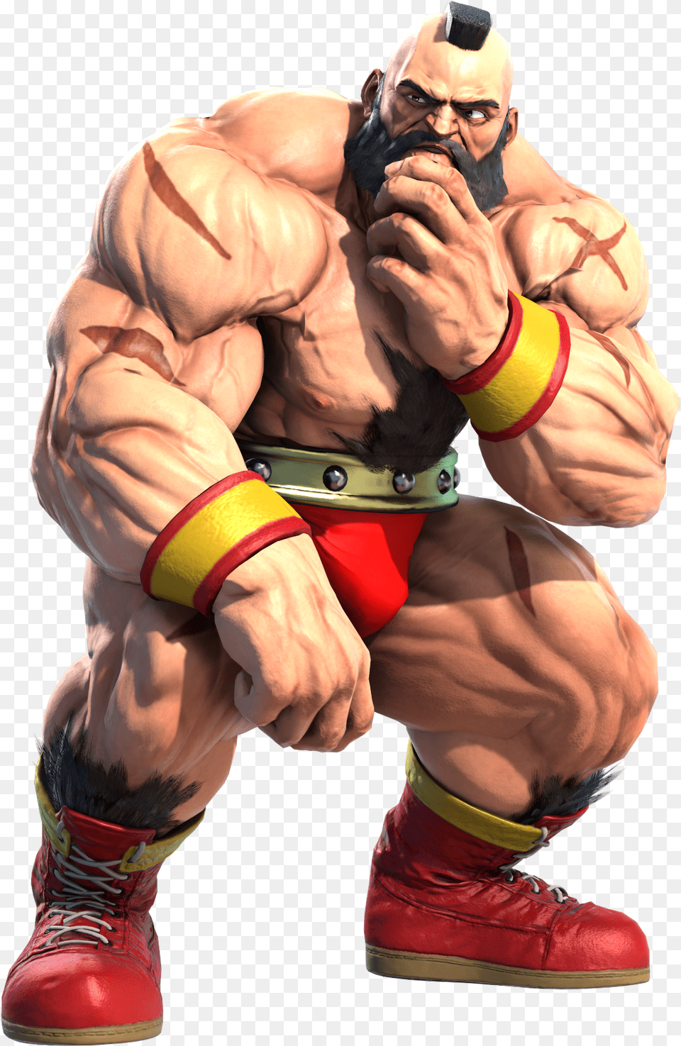 You Got Paid Street Fighter V Zangief, Adult, Male, Man, Person Free Png