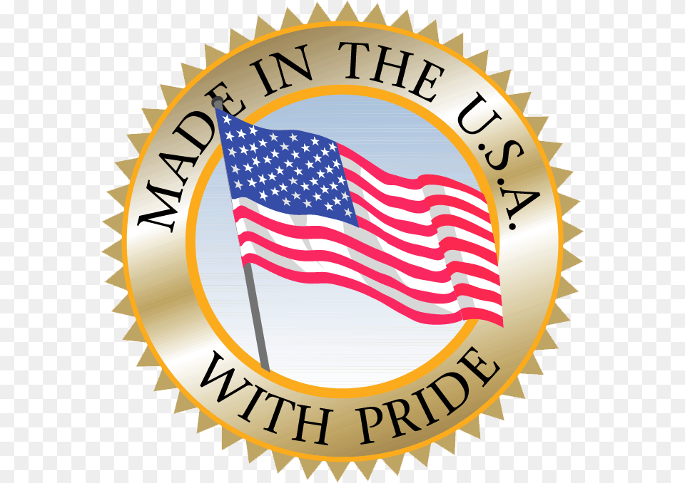 You Have A Choice Of A White Economy Steel Grate Cover Made In Usa With Pride, Flag, American Flag, Badge, Logo Free Png