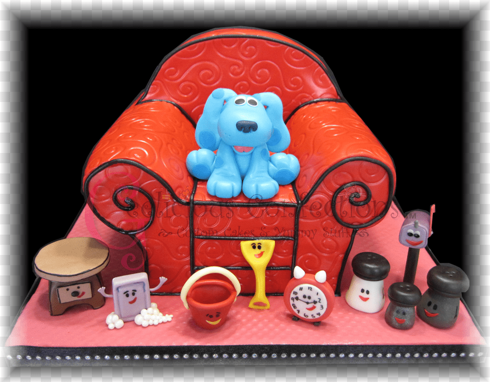 You Have To See Blues Clues Amp Friends By Gloria Evil Blues Clues, Toy, Birthday Cake, Cake, Cream Png
