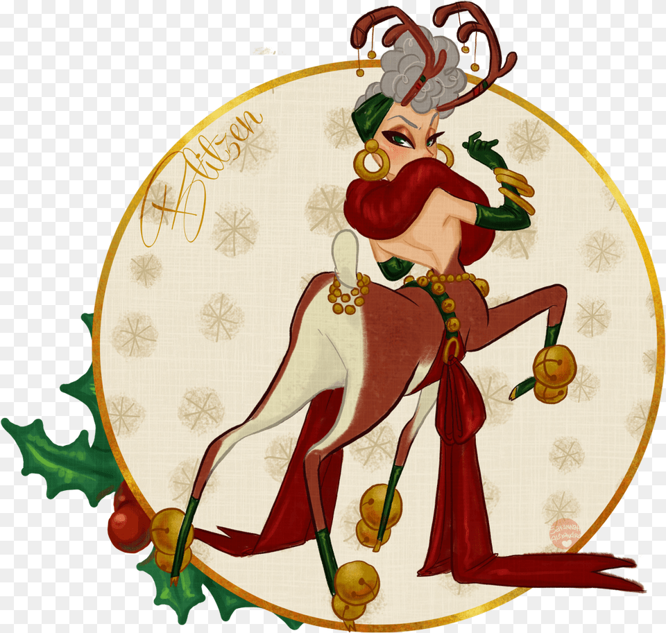 You Know Dasher And Dancer And Santa39s Vixen, Embroidery, Pattern, Adult, Wedding Png Image