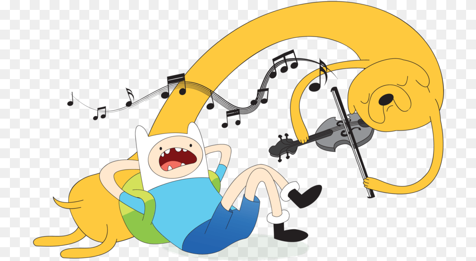 You Like My Music Finn By Rhinestoner On Clipart Finn Adventure Time Music, Cartoon, Banana, Food, Fruit Free Png