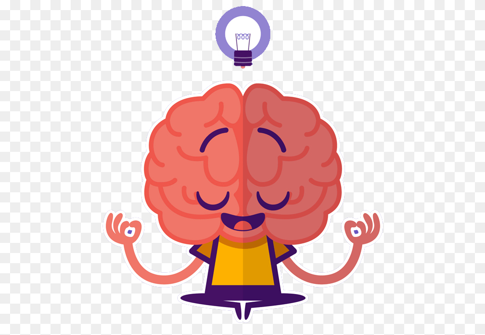 You Ll Be Happier Amp More Productive Brain Cartoon Transparent Background, Baby, Person, Face, Head Free Png Download