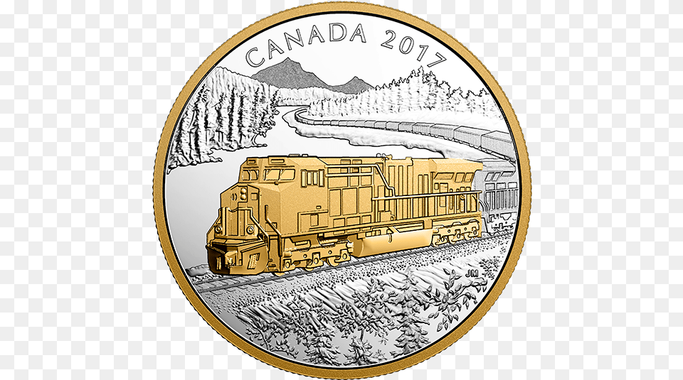 You May Also Like Canadian Mint 2018 Train Coin, Railway, Transportation, Vehicle, Locomotive Png