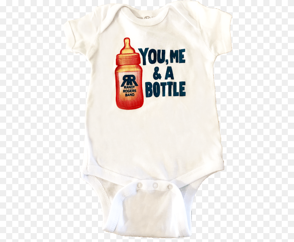 You Me Amp A Bottle Baby Onesie Diet Soda, Clothing, T-shirt, Stain, Person Png Image