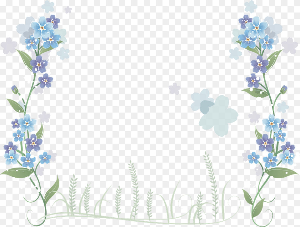 You Might Also Like Blue Flower Vector Border, Accessories, Pattern, Jewelry, Art Free Png