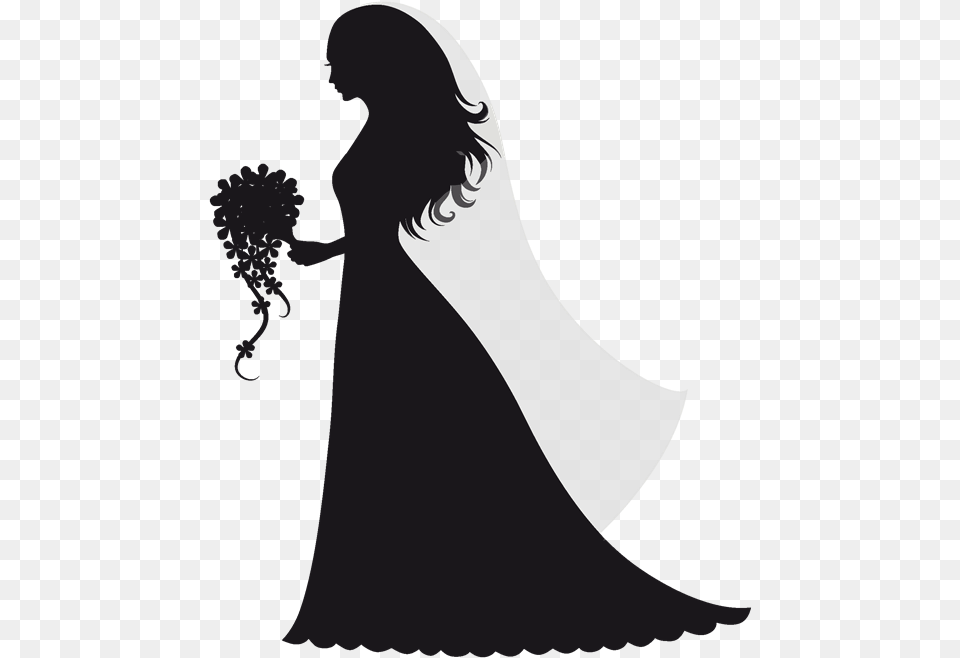 You Might Also Like Bride Silhouette, Fashion, Adult, Female, Person Free Png Download