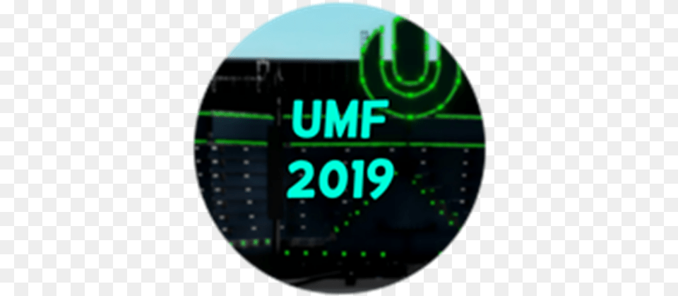 You Played Ultra Music Festival 2019 Roblox Circle, Light, Scoreboard, Computer Hardware, Electronics Free Png