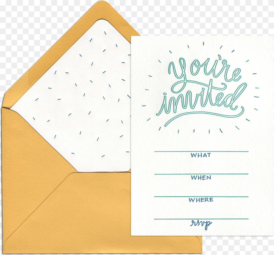 You Re Invited Full Invitation, Envelope, Mail, White Board Png