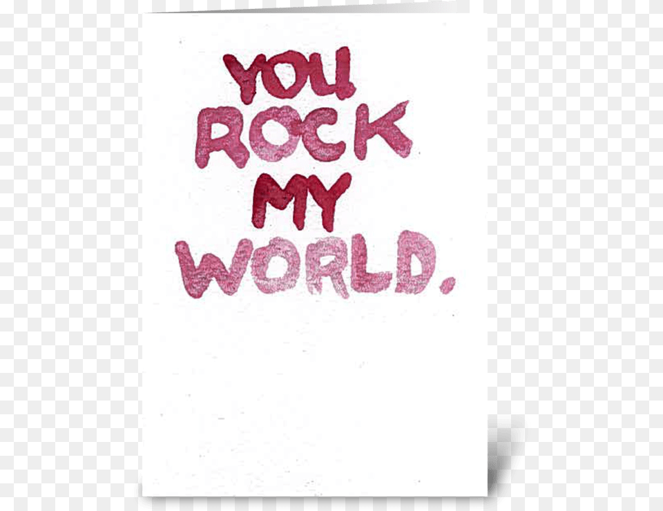 You Rock My World Poster, Text Free Png Download