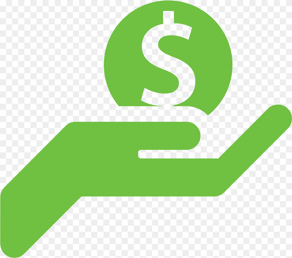 You Save Save Money Icon Transparent, Green, Symbol, Text, Number Free Png Download