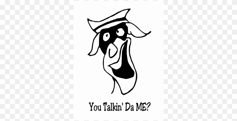 You Talking To Me Funny Character Vector Image Art Hitam Putih, Stencil, Animal, Mammal, Pig Free Transparent Png