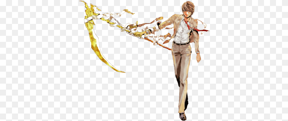 You Top 10 Favorite Anime Charaters Death Note Light Yagami Full Body, Adult, Male, Man, Person Free Transparent Png