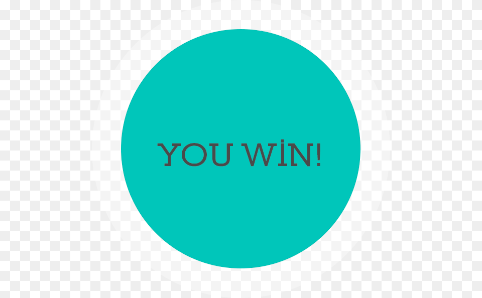 You Win Circle, Logo, Sphere, Turquoise, Disk Png