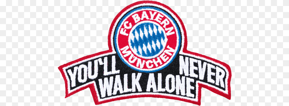 Youll Never Walk Alone Patch Bayern Munich, Badge, Logo, Symbol, Emblem Png