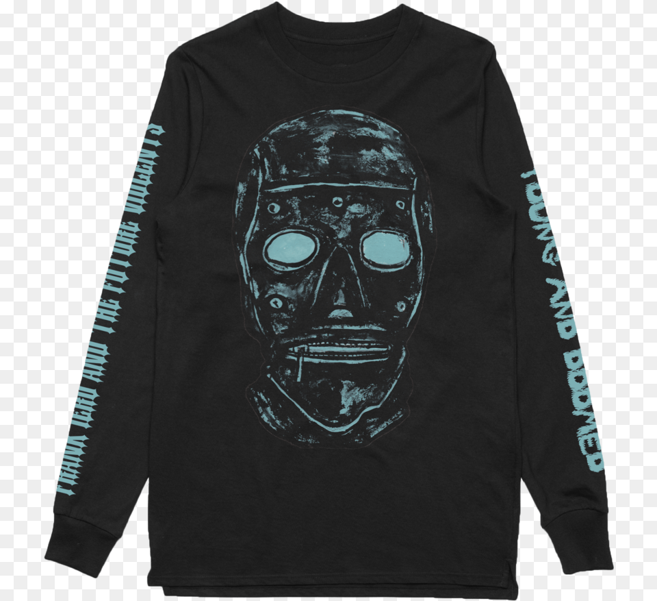 Young And Doomed Long Sleeve Black Long Sleeve Space Jam Shirt, Clothing, Long Sleeve, T-shirt, Person Free Transparent Png
