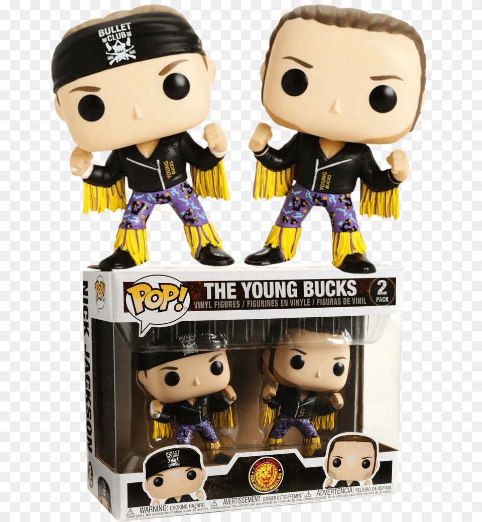 Young Bucks Bullet Club Funko Pop, Person, Baby, Toy, Female Png Image