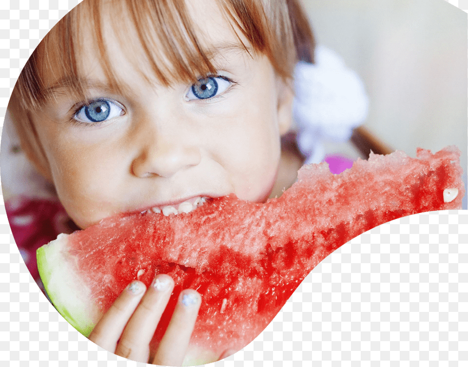 Young Child Eating Fruit, Baby, Person, Face, Head Png Image