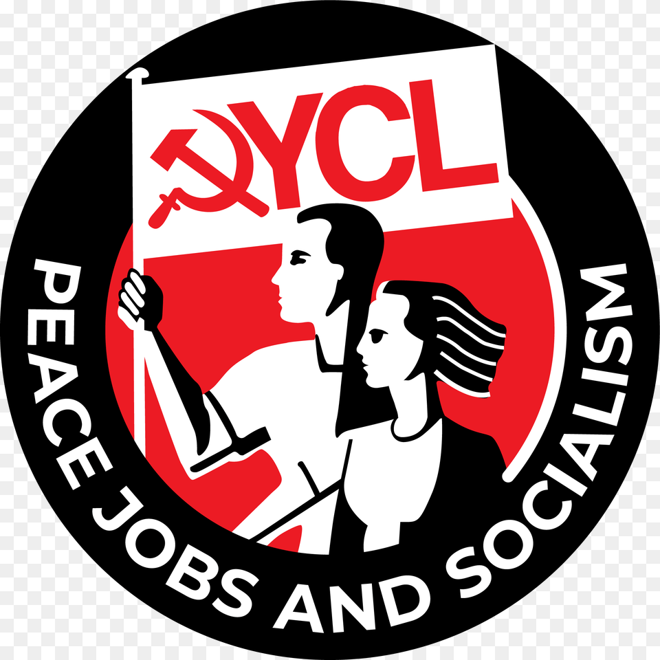 Young Communist League Of Britain, Logo, Adult, Female, Person Png Image