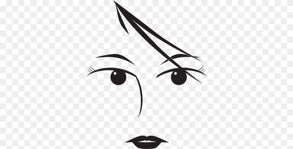 Young Female Face Rostro Vector Mujer, Book, Publication, Comics, Art Free Transparent Png