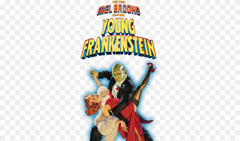 Young Frankenstein Musical Home Young Frankenstein Musical Logo, Book, Publication, Comics, Advertisement Free Png Download