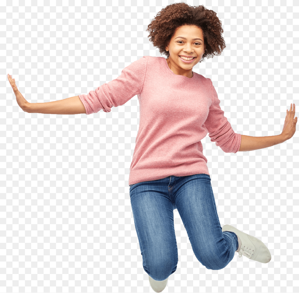 Young Girl Young African American, Long Sleeve, Clothing, Face, Sleeve Png