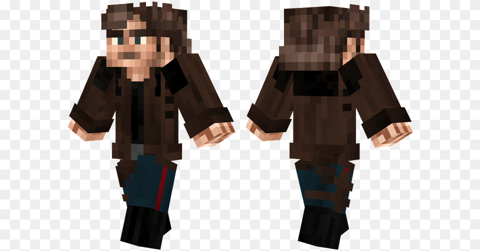 Young Han Solo Anonymous Skin Minecraft, Clothing, Pants, Coat, Adult Png Image