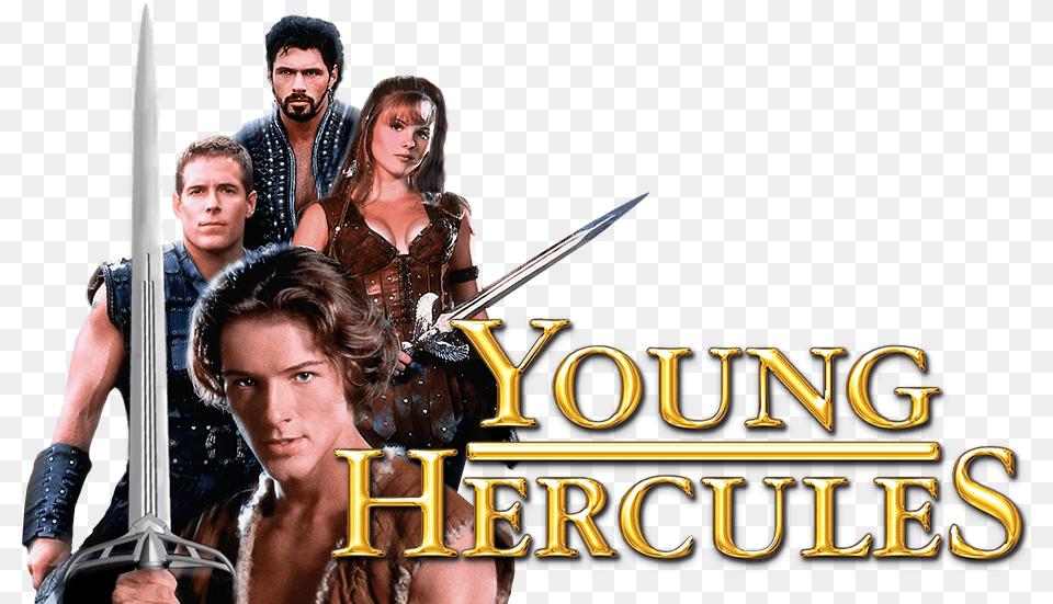 Young Hercules Movie, Weapon, Sword, Adult, Person Png Image