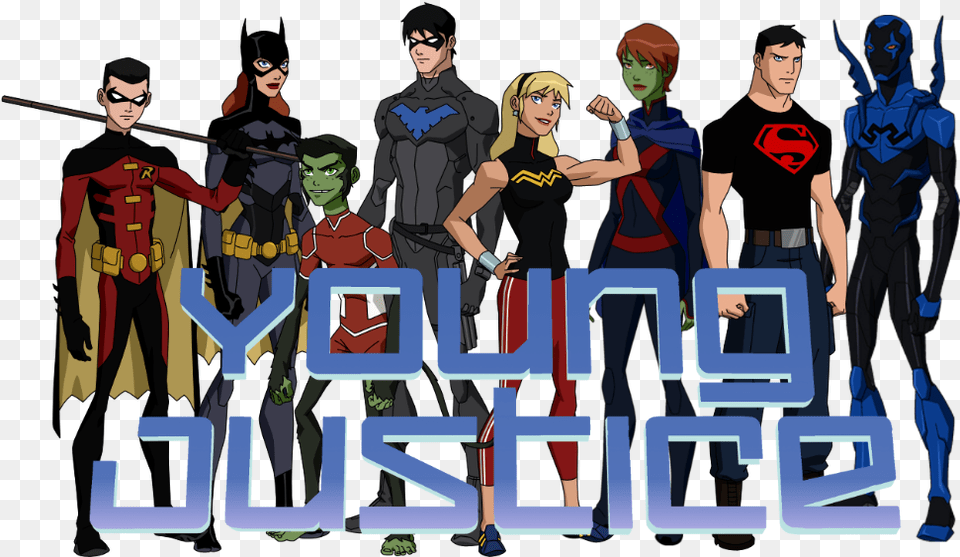 Young Justice Image Robin, Adult, Publication, Person, Woman Free Png Download