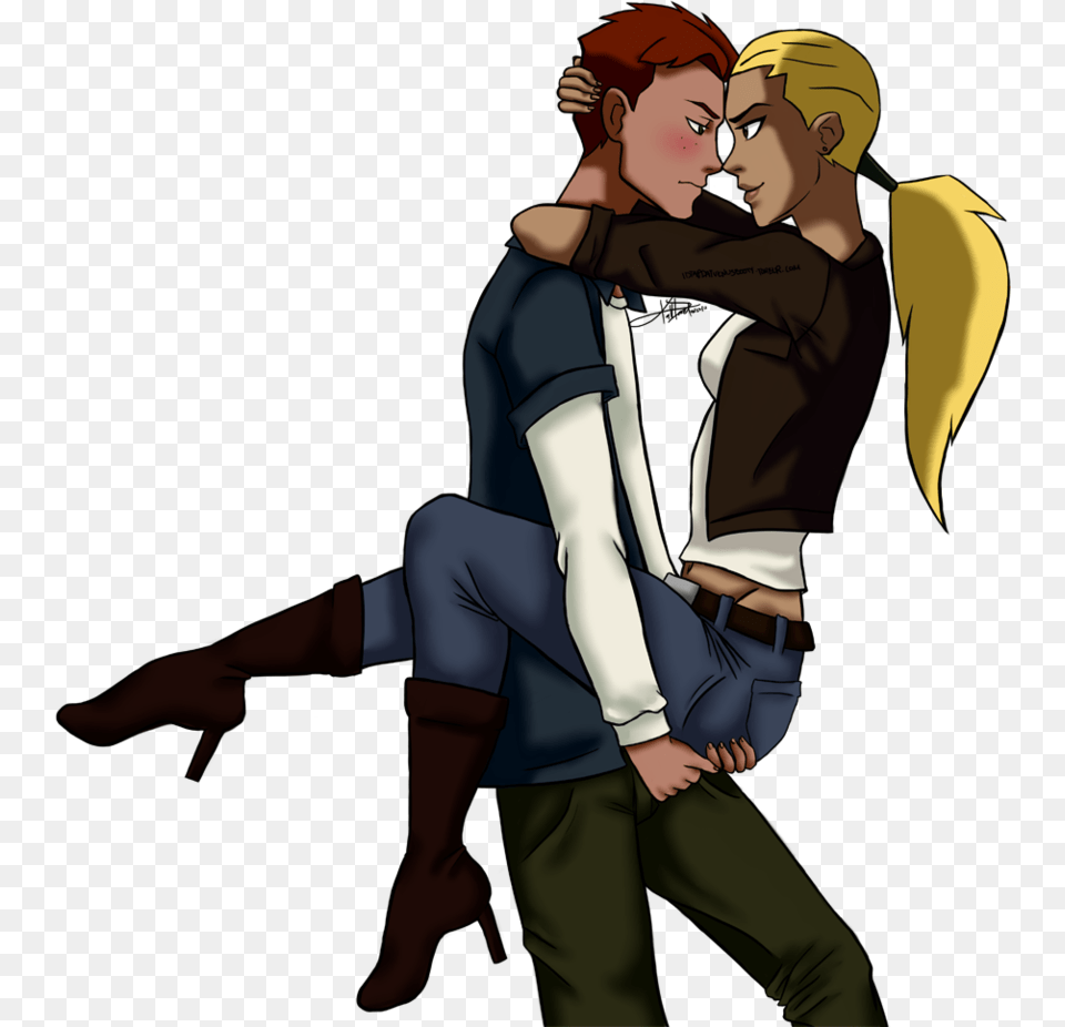 Young Justice Images Woah Oh I Want Some More Hd Wallpaper Young Justice Artemis And Wally Kiss, Book, Publication, Comics, Adult Png Image