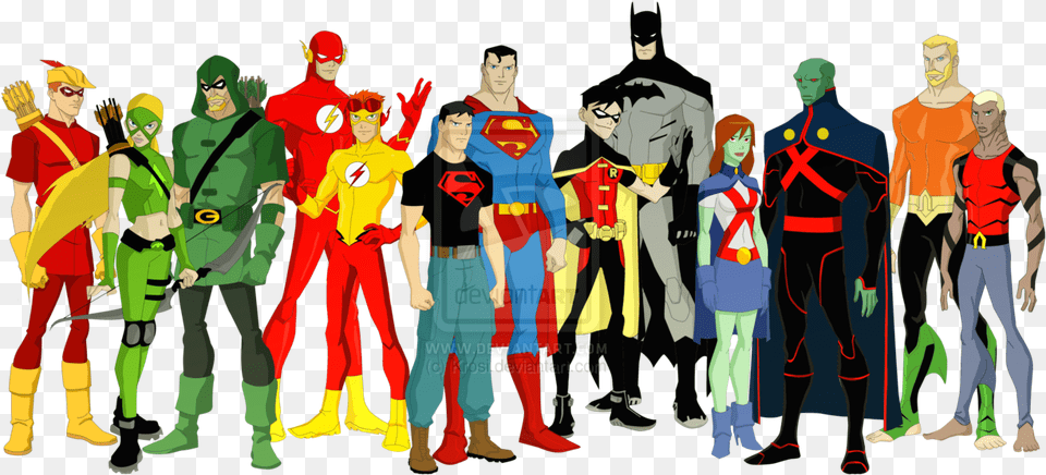 Young Justice League Characters, Adult, Person, Man, Male Free Png