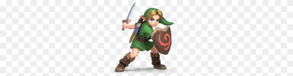 Young Link, Clothing, Costume, Person, Sword Free Png
