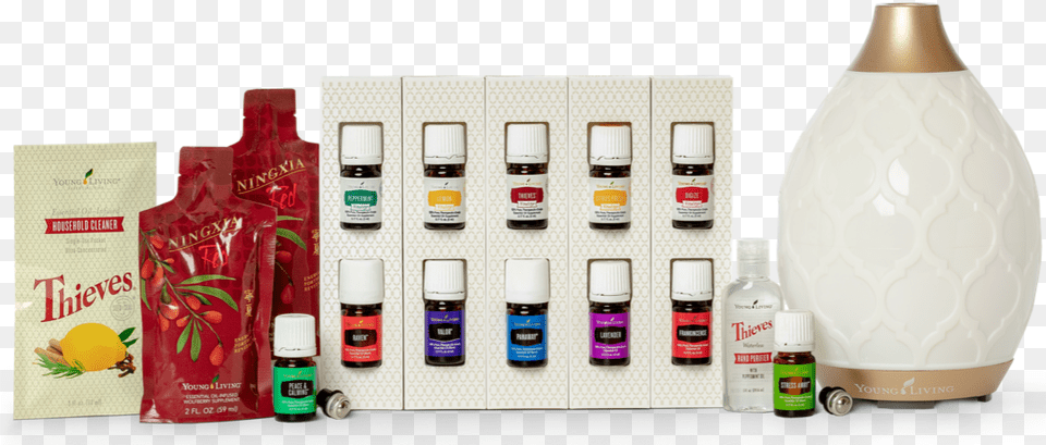 Young Living 2019 Starter Kit, Bottle, Lotion, Electrical Device, Switch Free Transparent Png