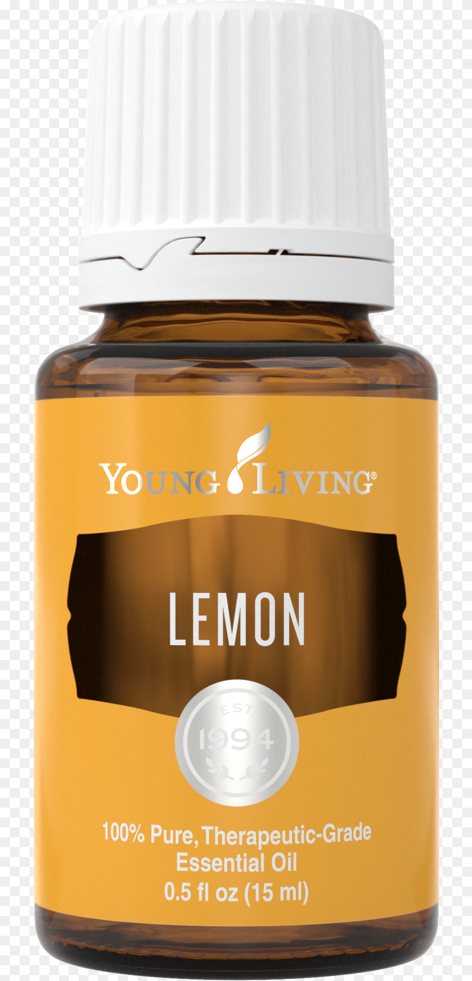Young Living Lemon, Bottle, Cosmetics, Perfume Free Transparent Png