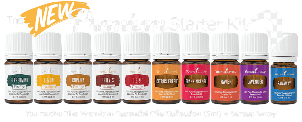 Young Living Starter Kit Oils 2018, Herbs, Herbal, Plant, Syrup Png