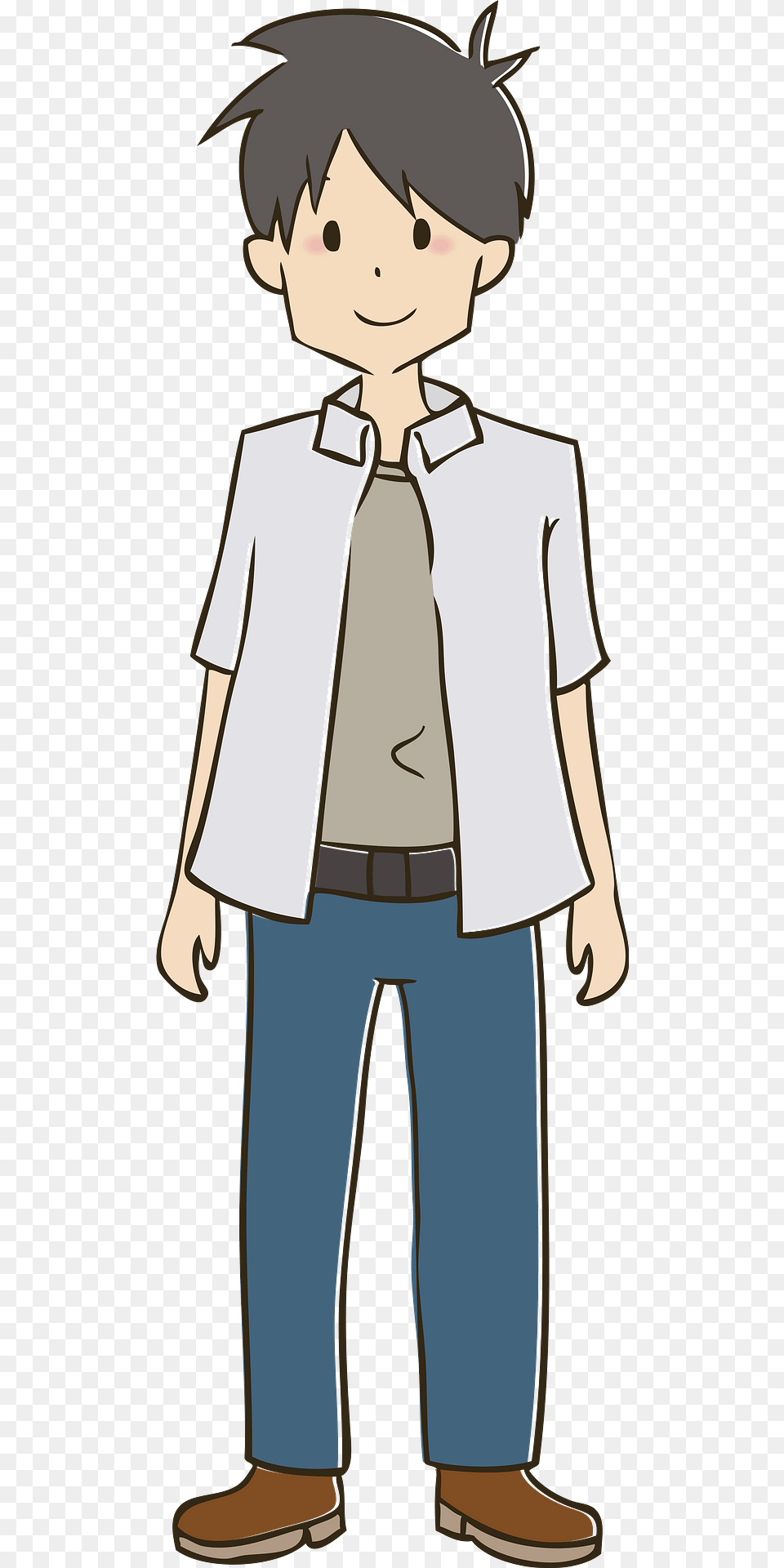 Young Man Clipart, Book, Publication, Comics, Accessories Free Transparent Png